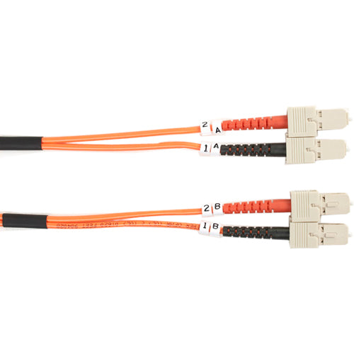 Black Box 62.5-Micron Multimode Value Line Patch Cable, SC-SC, 3-m (9.8-ft.)