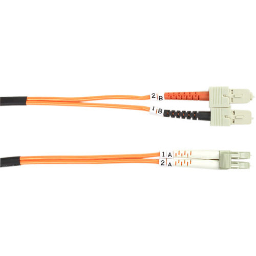 Black Box 62.5-Micron Multimode Value Line Patch Cable, SC-LC, 5-m (16.4-ft.)