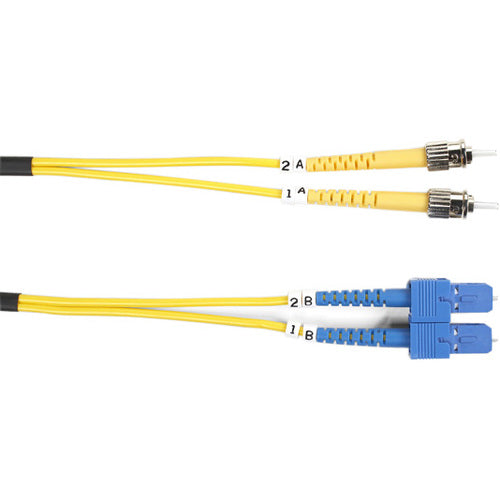 Black Box Single-Mode Value Line Patch Cable, ST-SC, 1-m (3.2-ft.)