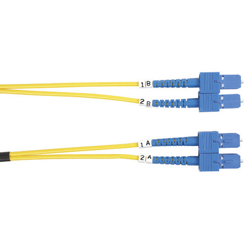 Black Box Single-Mode Value Line Patch Cable, SC-SC, 5-m (16.4-ft.)