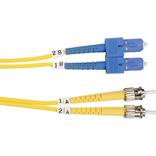 Black Box Single-Mode Value Line Patch Cable, ST-SC, 5-m (16.4-ft.)