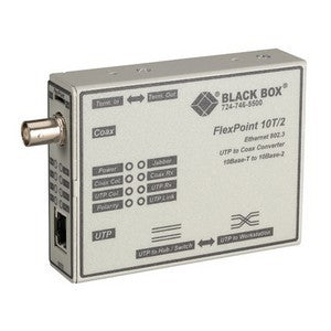 Black Box FlexPoint 10BASE-T to BNC Media Converter
