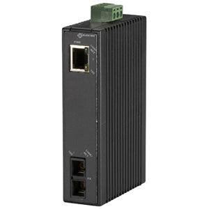 Black Box Hardened Mini Industrial Media Converter