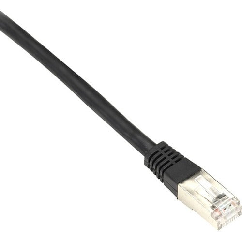 Black Box Cat6 250-MHz Shielded, Stranded Cable SSTP (PIMF), PVC, Black, 5-ft. (1.5-m)