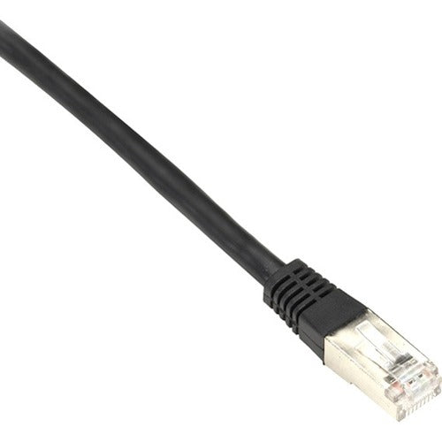 Black Box Cat6 250-MHz Shielded, Stranded Cable SSTP (PIMF), PVC, Black, 6-ft. (1.8-m)