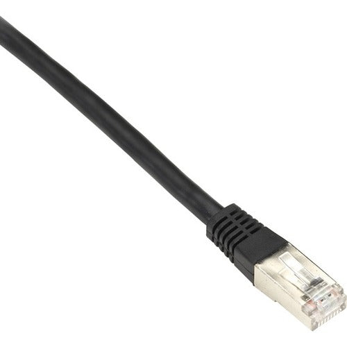 Black Box CAT6 250-MHz Shielded, Stranded Cable SSTP (PIMF), PVC, Black, 15-ft. (4.5-m)