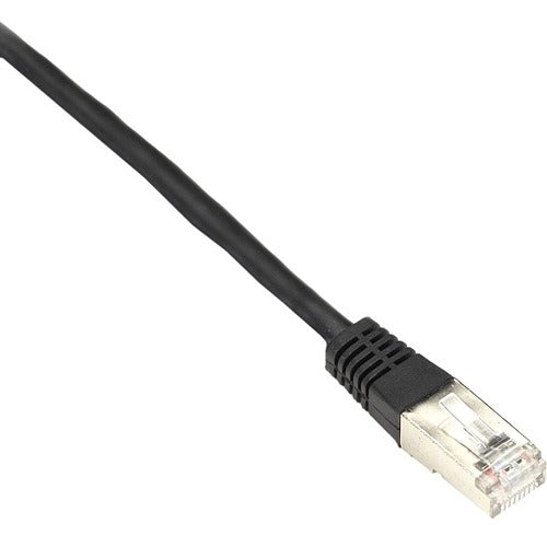 Black Box Cat6 250-MHz Shielded, Stranded Cable SSTP (PIMF), PVC, Black, 30-ft. (9.1-m)