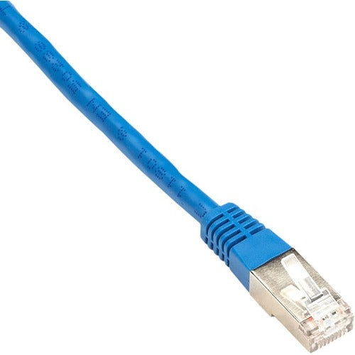 Black Box Cat6 250-MHz Shielded, Stranded Cable SSTP (PIMF), PVC, Blue, 2-ft. (0.6-m)