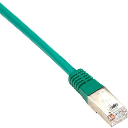 Black Box Cat6 250-MHz Shielded, Stranded Cable SSTP (PIMF), PVC, Green, 15-ft. (4.5-m)