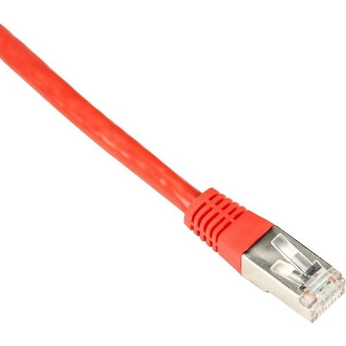 Black Box CAT6 250-MHz Shielded, Stranded Cable SSTP (PIMF), PVC, Red, 10-ft. (3.0-m)