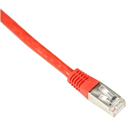 Black Box Cat6 250-MHz Shielded, Stranded Cable SSTP (PIMF), PVC, Red, 20-ft. (6.0-m)