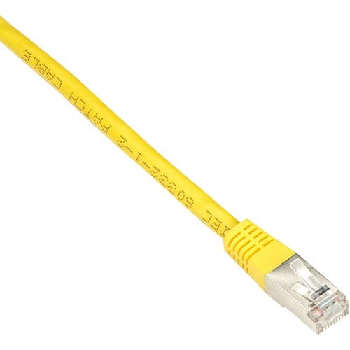 Black Box Cat6 250-MHz Shielded, Stranded Cable SSTP (PIMF), PVC, Yellow, 6-ft. (1.8-m)