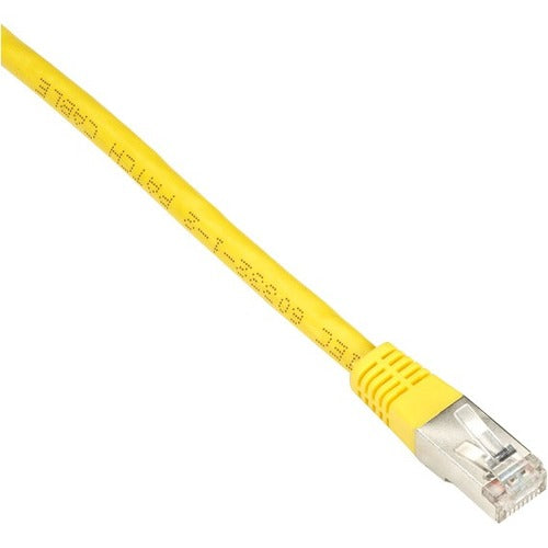 Black Box CAT6 250-MHz Shielded, Stranded Cable SSTP (PIMF), PVC, Yellow, 10-ft. (3.0-m)