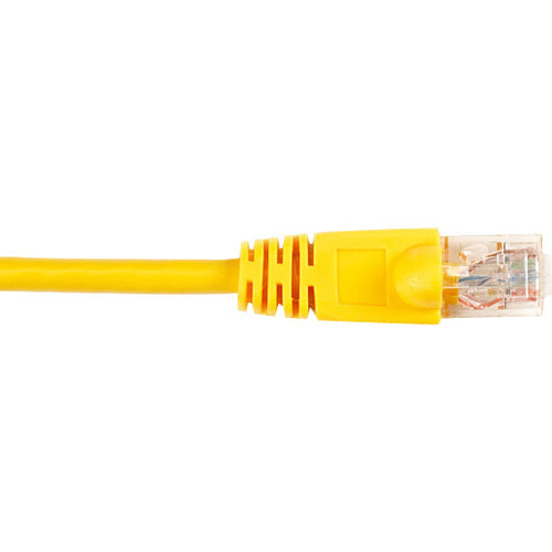 Black Box CAT6 Value Line Patch Cable, Stranded, Yellow, 5-ft. (1.5-m), 10-Pack