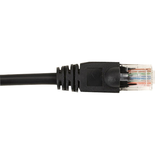 Black Box CAT6 Value Line Patch Cable, Stranded, Black, 25-ft. (7.5-m), 10-Pack