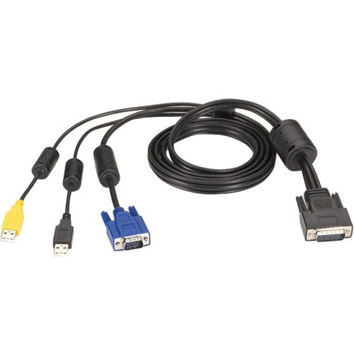 Black Box ServSwitch Secure KVM Switch Cable, VGA, USB, CAC USB to HD26