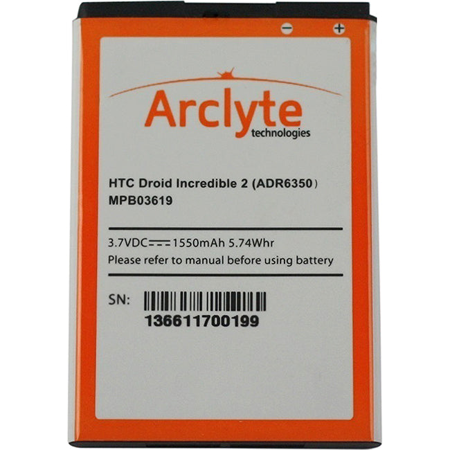 Arclyte HTC Batt ADR6350; Droid Incredible 2