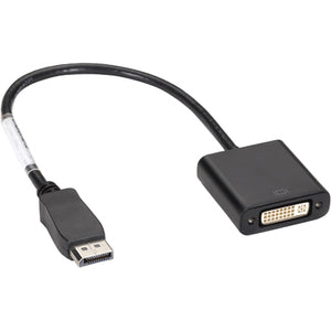 Black Box DisplayPort Adapter, 32 AWG, DisplayPort Male to DVI-I Female