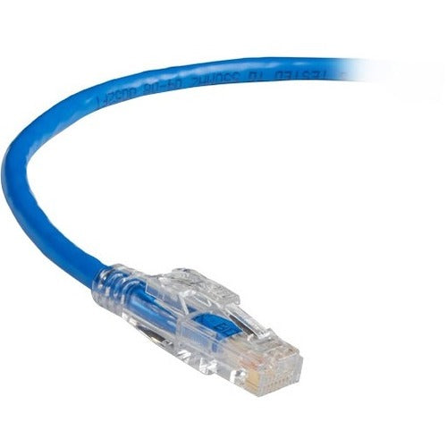 Black Box GigaBase 3 CAT5e 350-MHz Lockable Patch Cable (UTP), Blue, 2-ft. (0.6-m)