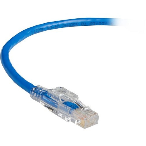 Black Box GigaBase 3 CAT5e 350-MHz Lockable Patch Cable (UTP), Blue, 7-ft. (2.1-m)
