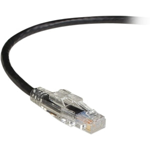 Black Box GigaTrue 3 CAT6 550-MHz Lockable Patch Cable (UTP), Black, 4-ft. (1.2-m)