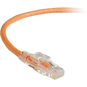 Black Box GigaTrue 3 CAT6 550-MHz Lockable Patch Cable (UTP), Orange, 1-ft. (0.3-m)