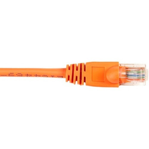 Black Box CAT6 Value Line Patch Cable, Stranded, Orange, 4-ft. (1.2-m)