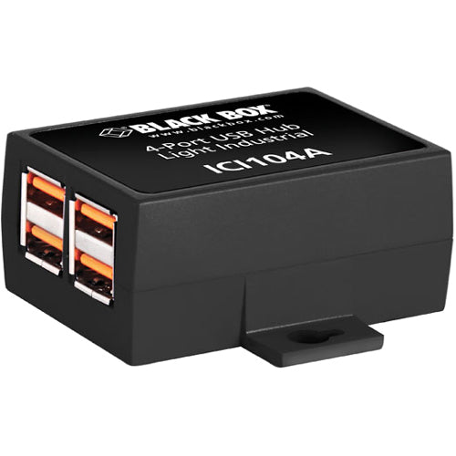 Black Box Industrial USB 2.0 Hub, 4-Port
