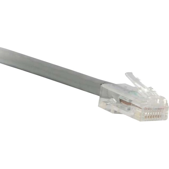 ENET Cat6 Gray 7 Foot Non-Booted (No Boot) (UTP) High-Quality Network Patch Cable RJ45 to RJ45 - 7Ft