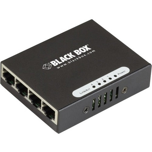 Black Box USB-Powered Gigabit 4-Port Switch with EU Power Supply