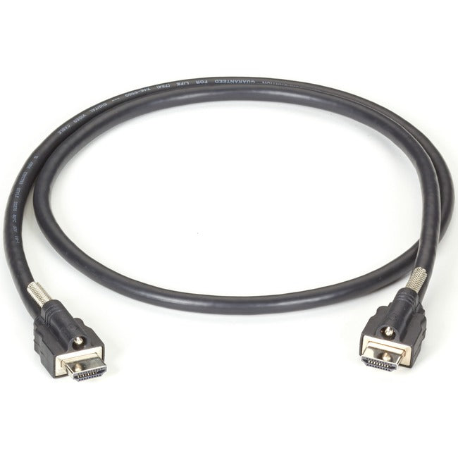 Black Box Locking HDMI to Locking HDMI Cable, 1-m (3.2-ft.)