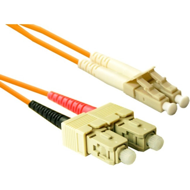 ENET 6M SC/LC Duplex Multimode 62.5/125 OM1 or Better Orange Fiber Patch Cable 6 meter SC-LC Individually Tested