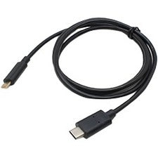 AddOn 5-Pack of 1m USB 3.1 (C) Male to Micro-USB 2.0 (B) Male Black Adapter Cables
