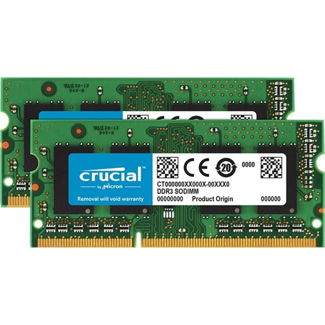 Micron Consumer Products Group Crucial 32gb Kit(2x16g)ddr3l-1600 Sodimm 2-16gb Ddr3l -1600 Sodimm 1.35v Cl11