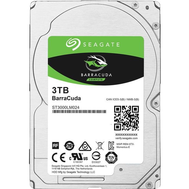 Seagate BarraCuda ST3000LM024 3 TB Hard Drive - 2.5