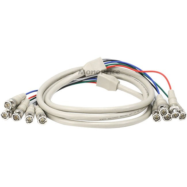 Monoprice 5BNC RGB to 5BNC RGB Video Cable, 6ft