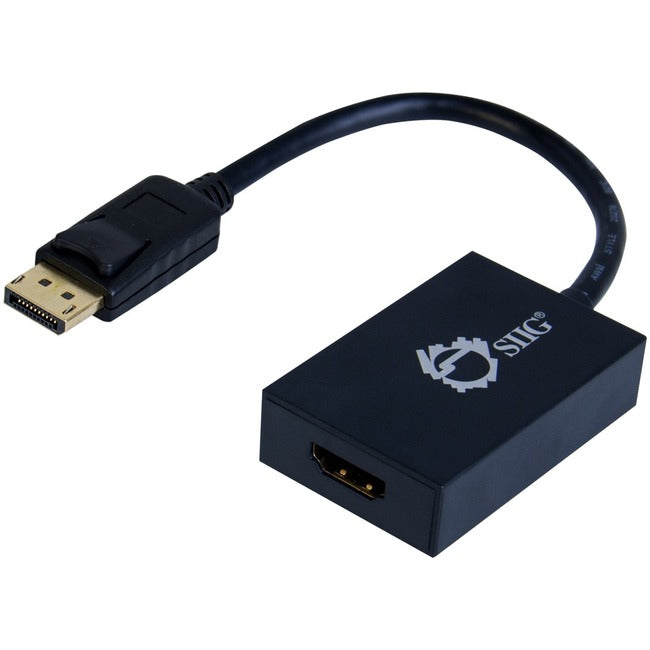 SIIG DisplayPort 1.2 to HDMI 4Kx2K 60Hz Active Adapter