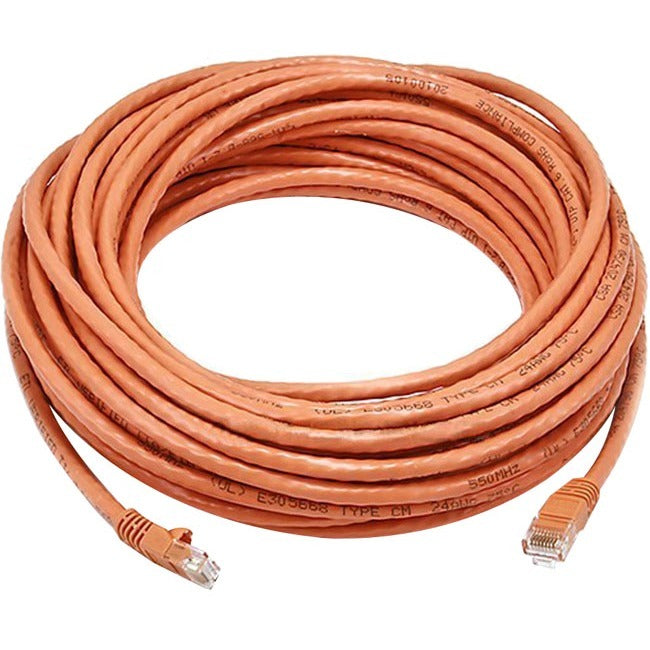 Monoprice Cat5e 24AWG UTP Ethernet Network Patch Cable, 50ft Orange
