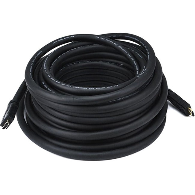 Monoprice Commercial Silver Series Standard HDMI Cable, 50ft Black