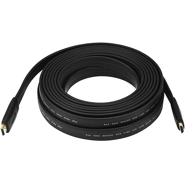 Monoprice Commercial Series Flat Standard HDMI Cable, 25ft Black