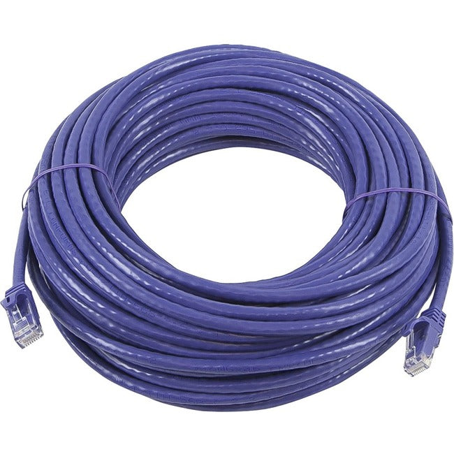 Monoprice FLEXboot Series Cat5e 24AWG UTP Ethernet Network Patch Cable, 100ft Purple