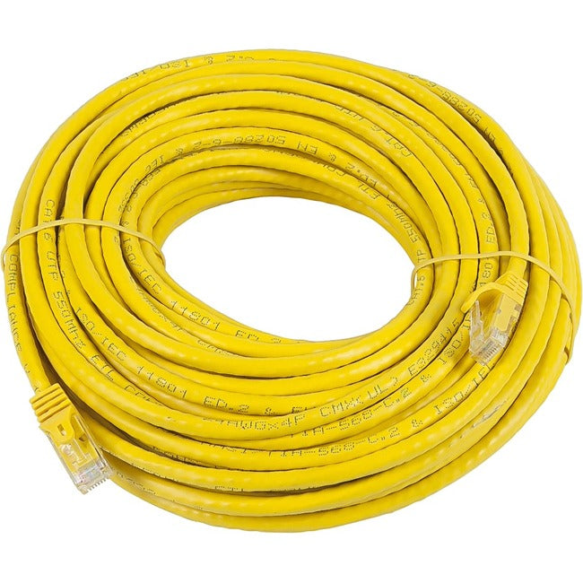 Monoprice FLEXboot Series Cat5e 24AWG UTP Ethernet Network Patch Cable, 75ft Yellow