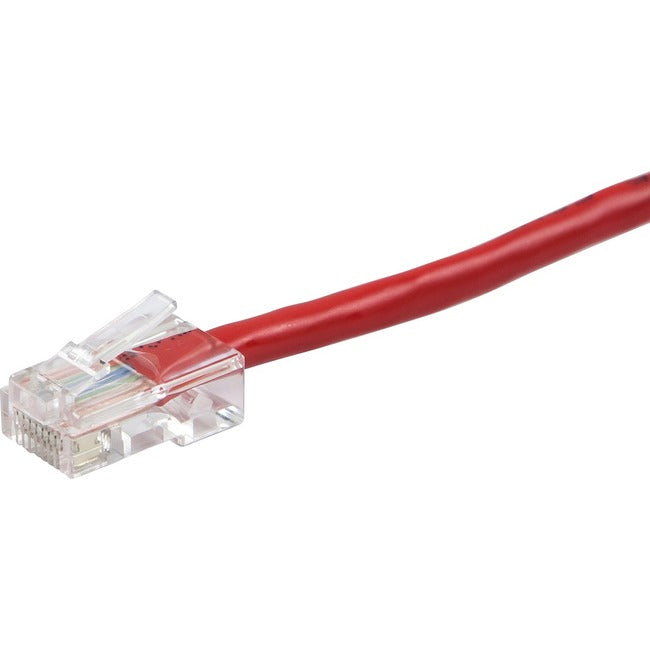 Monoprice ZEROboot Series Cat5e 24AWG UTP Ethernet Network Patch Cable, 50ft Red