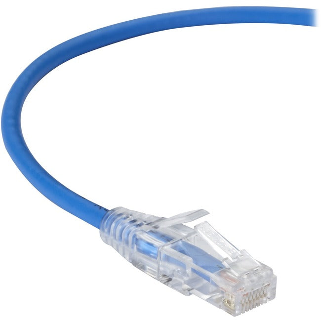 Black Box CAT6A UTP Slim-Net Patch Cable, 28AWG, 500-MHz, PVC
