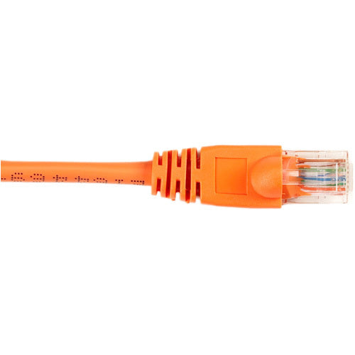 Black Box CAT6 Value Line Patch Cable, Stranded, Orange, 3-ft. (0.9-m), 25-Pack