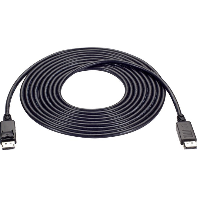 Black Box DisplayPort 1.2 Cable With Latches - Male/Male, 4K @ 60Hz, 15-ft.