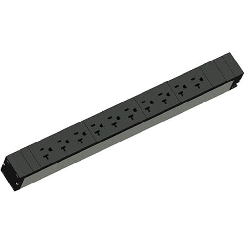 Legrand Rack PDU, Basic, 1U, 16A, 120V, (10) 5-20R, 5-20P Cord