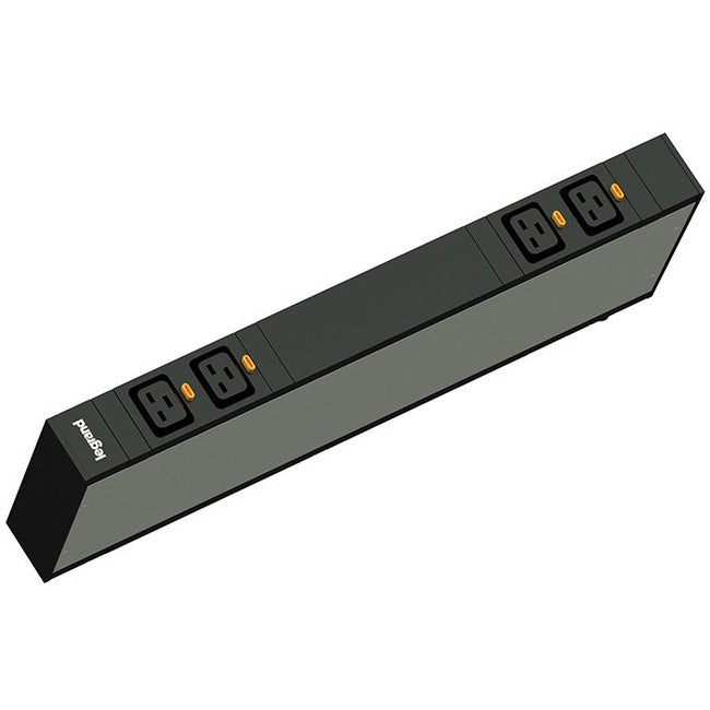 Legrand Rack PDU, Basic, ZeroU, 24A, 208V, (20) C13 & (4) C19, L6-30P Cord