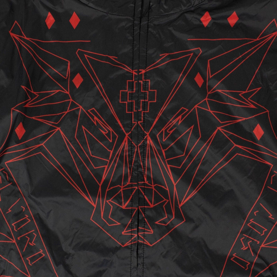 Lamborghini Windbreaker Jacket - Black / Red