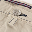 Beige Cotton Blend Pants